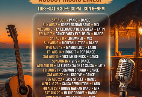 Tiki Joe's Free Summer Concert Series at Meschutt Beach