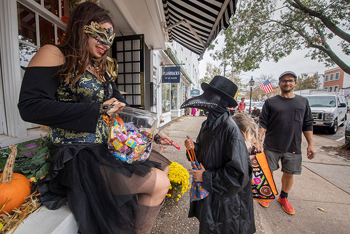 Halloween Pumpkin Trail in Sag Harbor